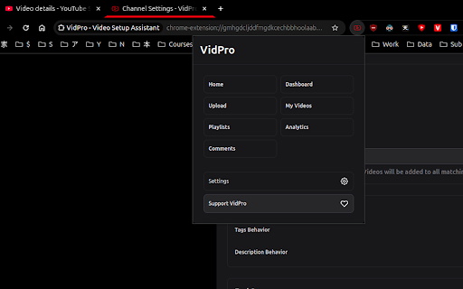 VidPro - Video Setup Assistant screenshot