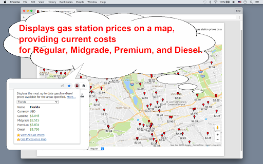 Gas Prices in USA Canada screenshot