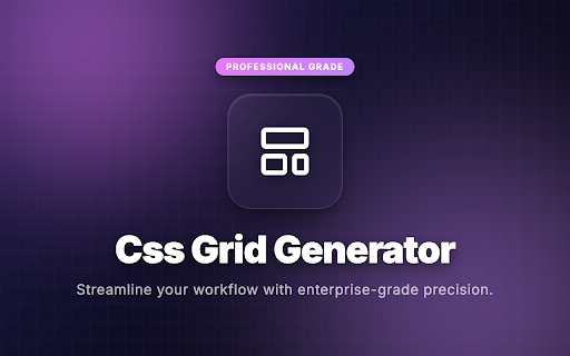 CSS Grid Generator screenshot
