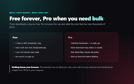 Pekka: Video Downloader, Feed Cleaner & Background Play screenshot