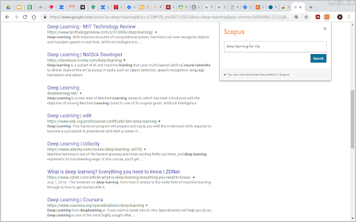 Scopus Document Download Manager screenshot