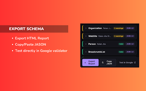 Schema Auditor: Structured Data & Rich Results Inspector screenshot