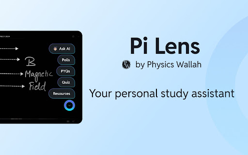 Pi Lens - Notes, PYQs, Quiz for JEE, NEET & more on Youtube screenshot