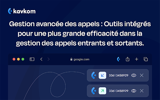 Kavkom Click to Call and Activity screenshot