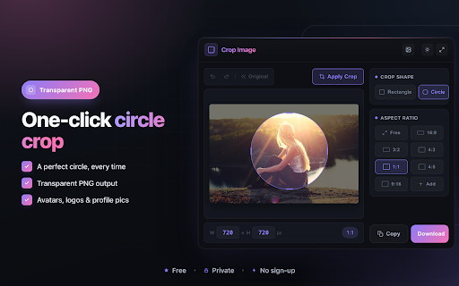 Image Cropper - Crop Photo & Circle Crop screenshot