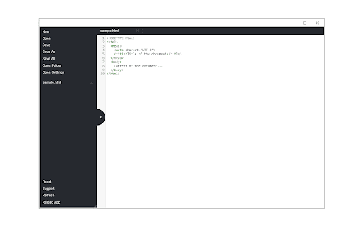 Text Editor screenshot