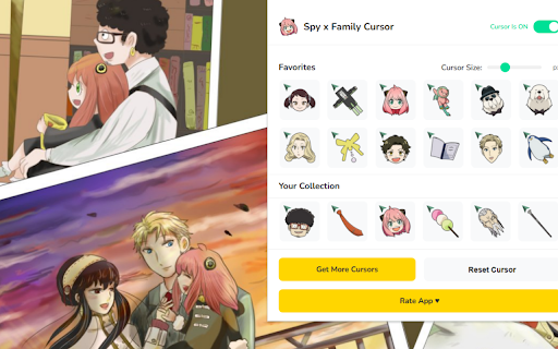 Spy x Family Cursor ★ Custom Cursor for Chrome™ screenshot