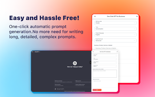 ChatGPT Prompt Generator for Business screenshot