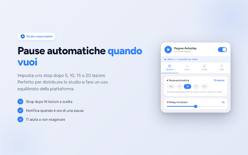 Pegaso Autoplay – Autoplay Lezioni Multiversity screenshot