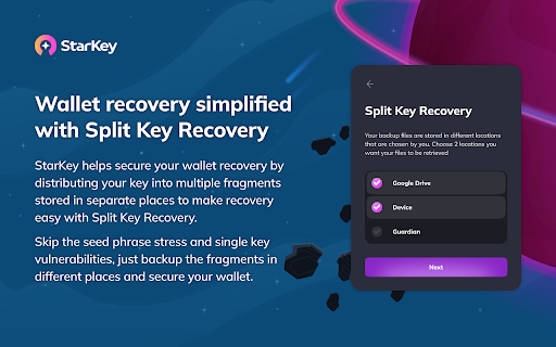 StarKey Wallet - The official wallet for Supra screenshot