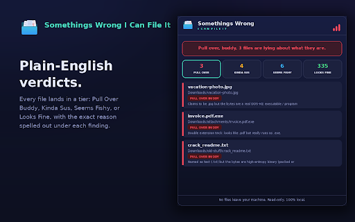 Somethings Wrong I Can File It screenshot
