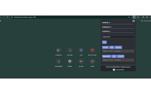 CP Tracker screenshot
