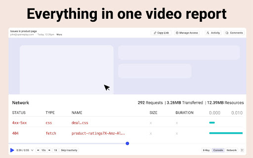 OpenReplay Spot - Record & Report Bugs screenshot