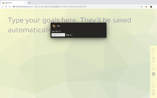 Goal Board screenshot