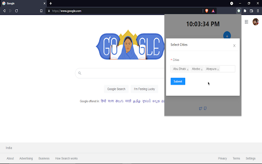 World Clock screenshot