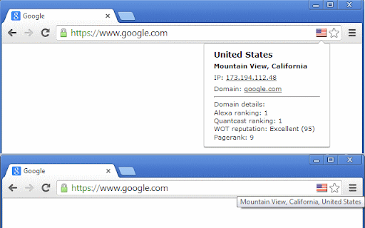 IP Domain Country Flag screenshot