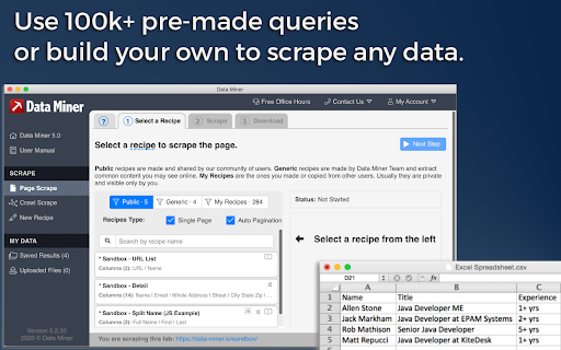 Data Scraper - Easy Web Scraping screenshot