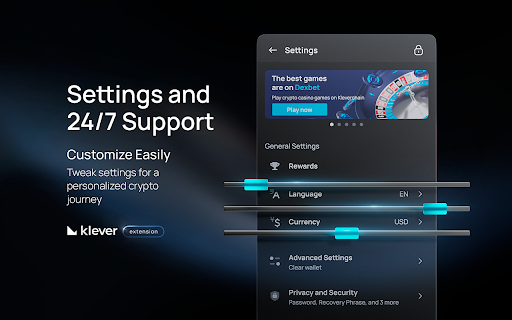 Klever Wallet screenshot