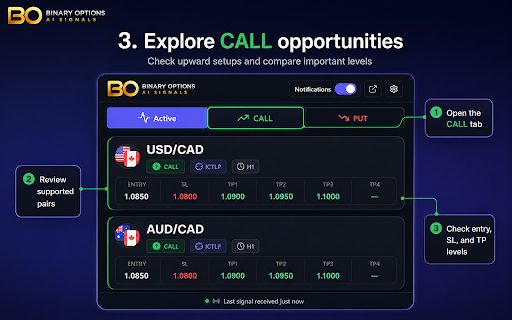 Binary Options AI Signals screenshot