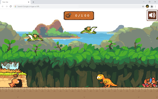 Dino Hunger Kids Game screenshot