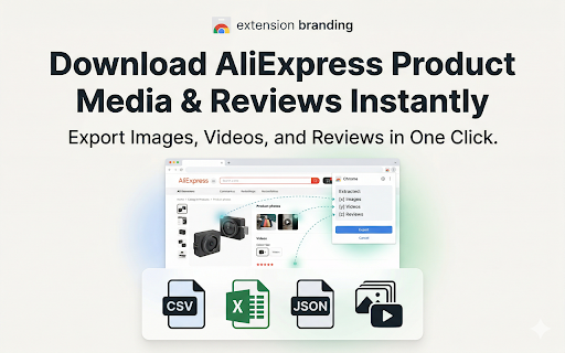 AliExpress Image, Video & Review Downloader screenshot