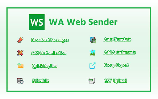 WA Web Sender - Free Bulk Message Sender screenshot