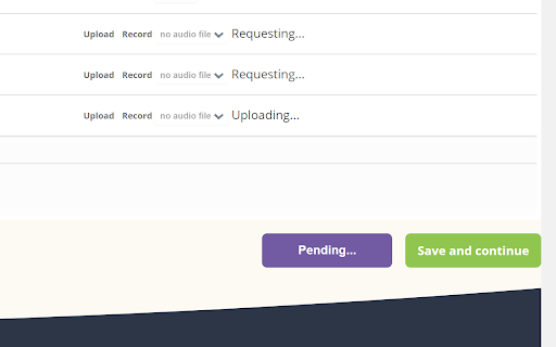 Memrise Audio Uploader screenshot