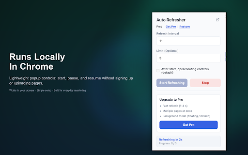 Page Auto-Refresher screenshot