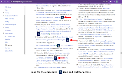 EBSCOhost Passport ™ screenshot