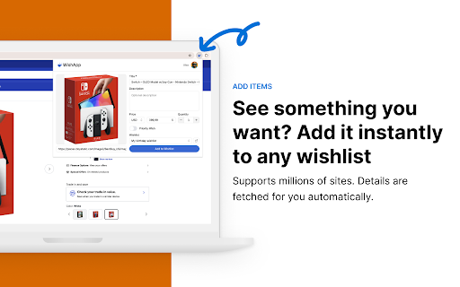 WishApp: Free Wishlist & Gift List Maker screenshot