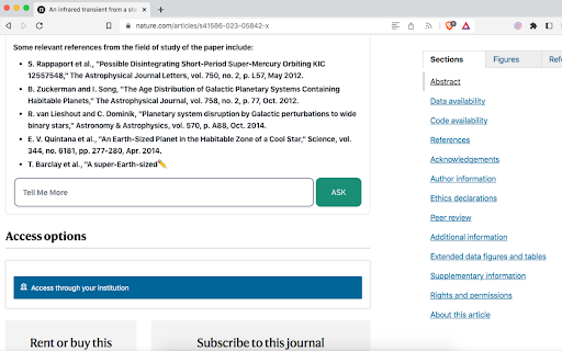 SciGPT: Summarize a scientific paper screenshot