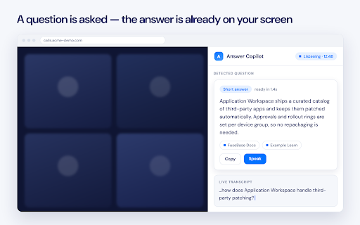 Virtual SE Assistant screenshot