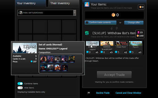 Steamlvlup Card Factory screenshot