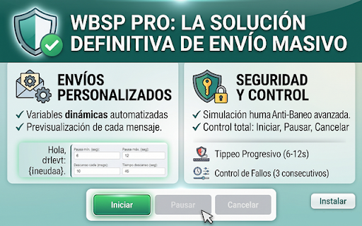 Bulk Sender for WhatsApp™ Web screenshot