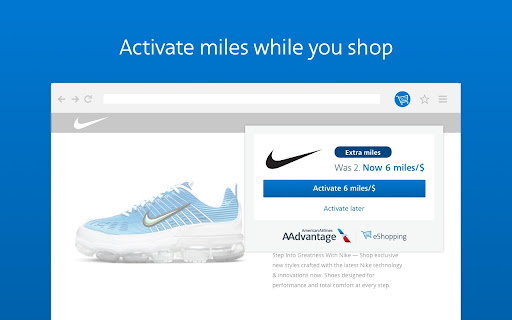 American Airlines AAdvantage eShopping® screenshot