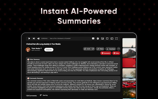 Youtube Analyzer: Instant Video & Comment Summary with ChatGPT screenshot