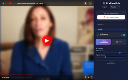 AI Video Dub - Realtime Translation & Voice screenshot