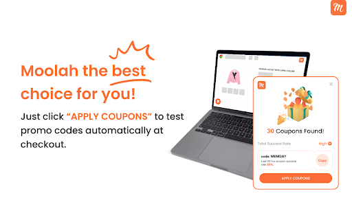 Moolah - Automatic Coupon Hunter screenshot