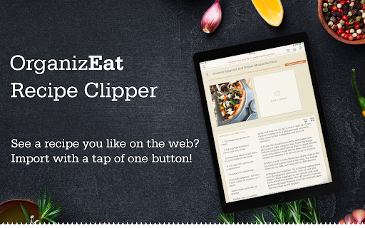 OrganizEat Recipe Clipper screenshot
