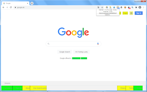 Linkparser screenshot