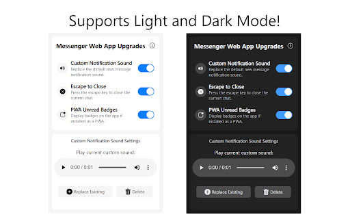 Messenger Web App Upgrades screenshot