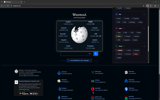 Cinematic Pages — Visual Effects & Themes screenshot