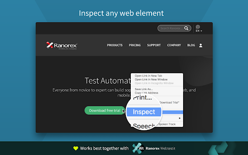 Ranorex Selocity screenshot