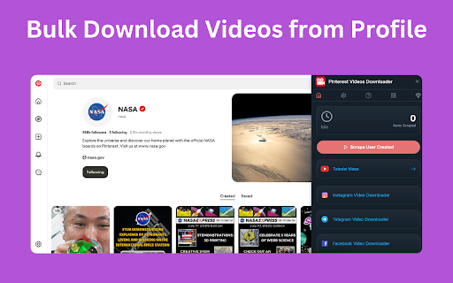 Pinterest Videos Downloader screenshot