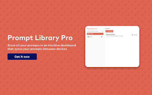 Prompt Library Pro screenshot