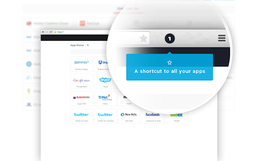 OneLogin for Google Chrome screenshot