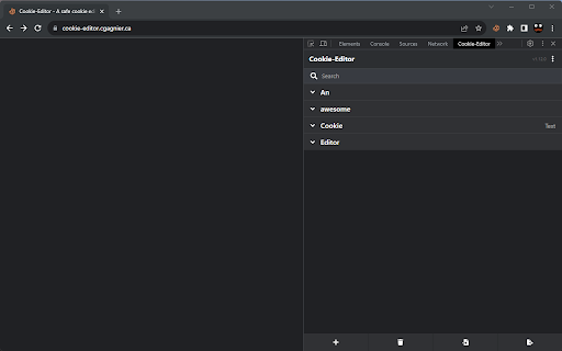 Cookie-Editor screenshot