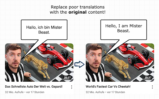 YouTube Anti Translate screenshot