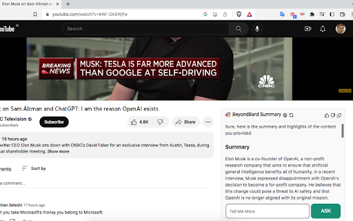 Beyond - Gemini™ AI chat for any website screenshot