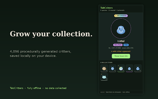 TabCritters screenshot